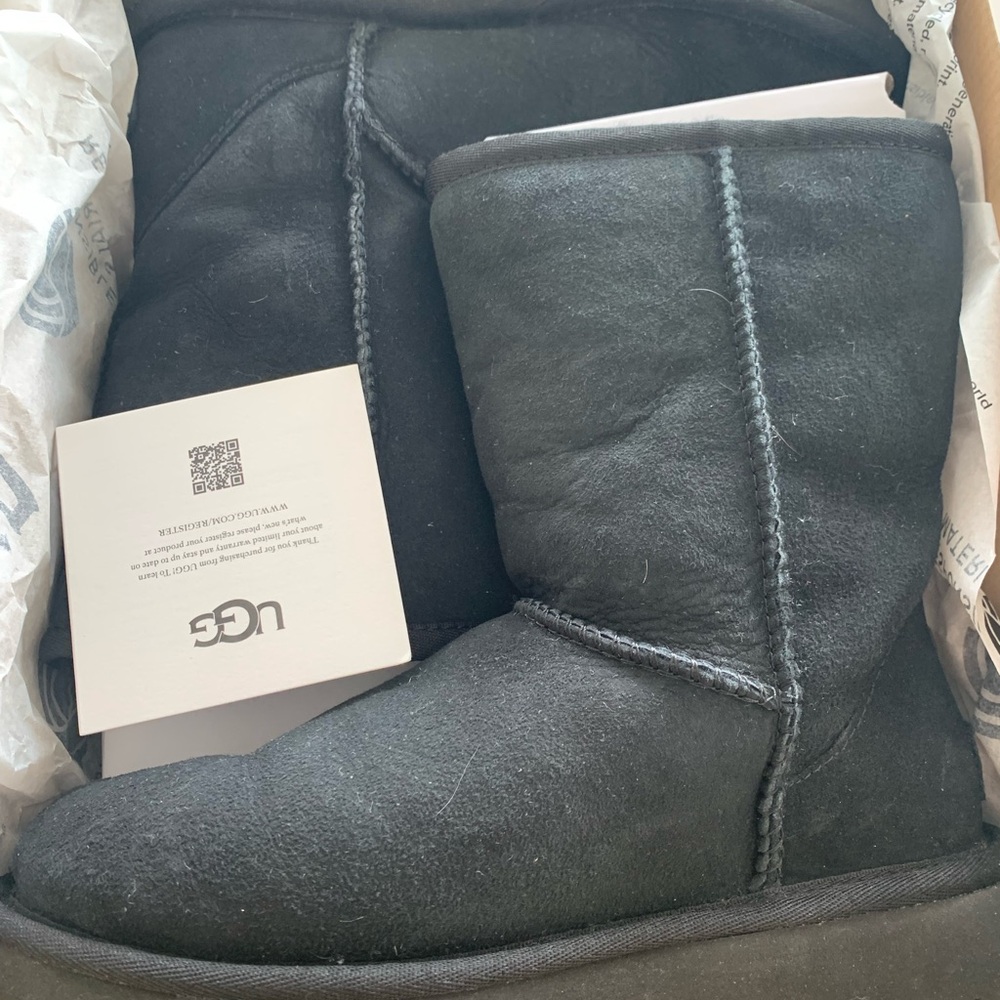UGG Black Ankle Boots